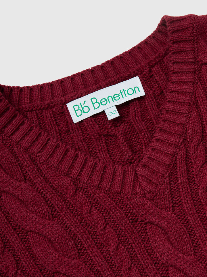 S/L V NECK SWEATER Women image number 7